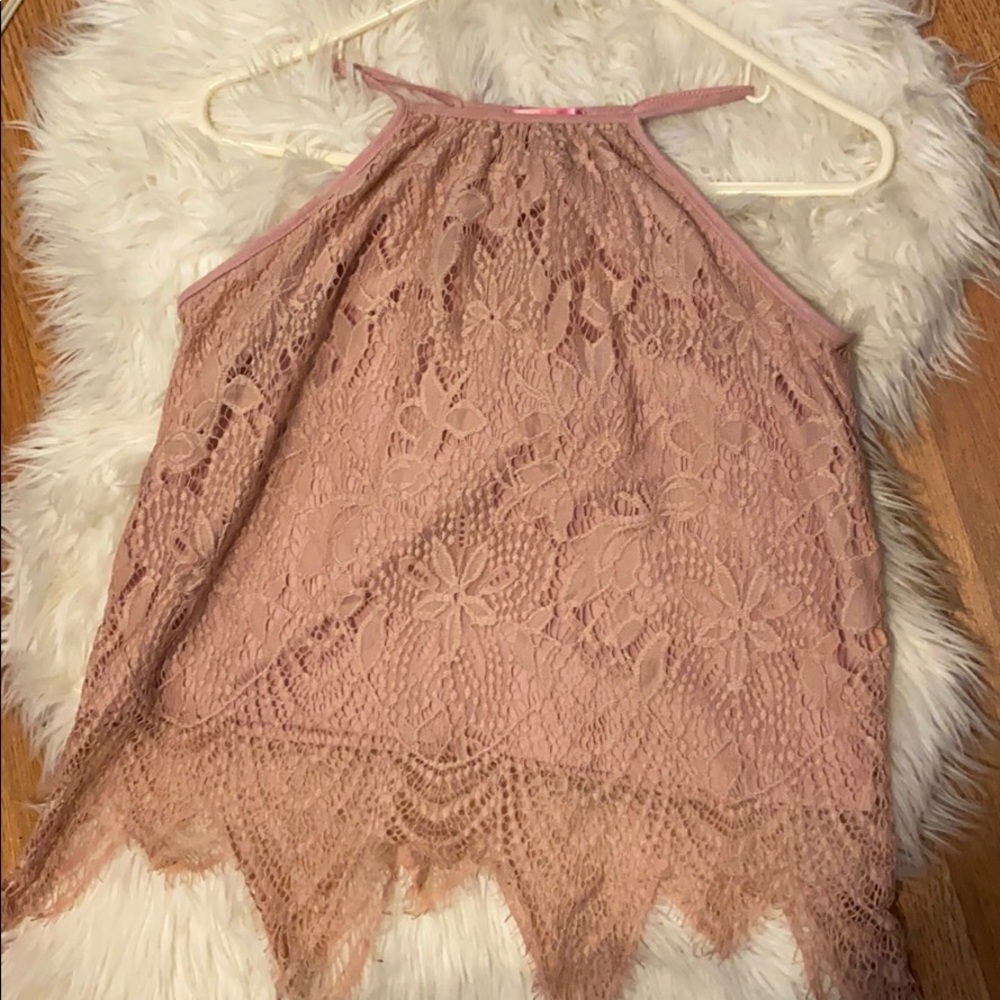 Dress pink blouse